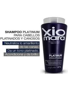 Shampoo Matizador De Canas Profesional Xiomara 1 Lt - Albaricoque - Ver 4