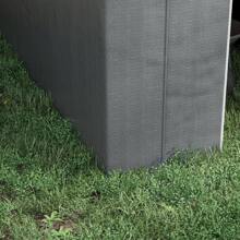 Outsunny 6 X 8ft Outdoor Storage Shed, Waterproof Heavy Duty Portable Shed - 深灰色 - 查看 9