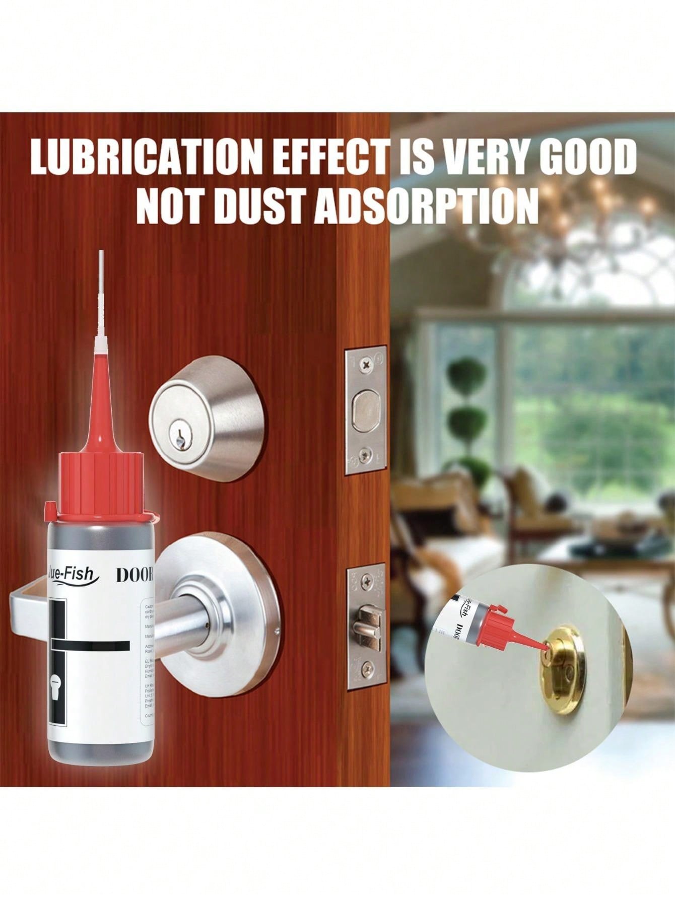 1pc Hinge Lock Lubricant For Car Locks, Engine Hood, Garage Doors (60ml