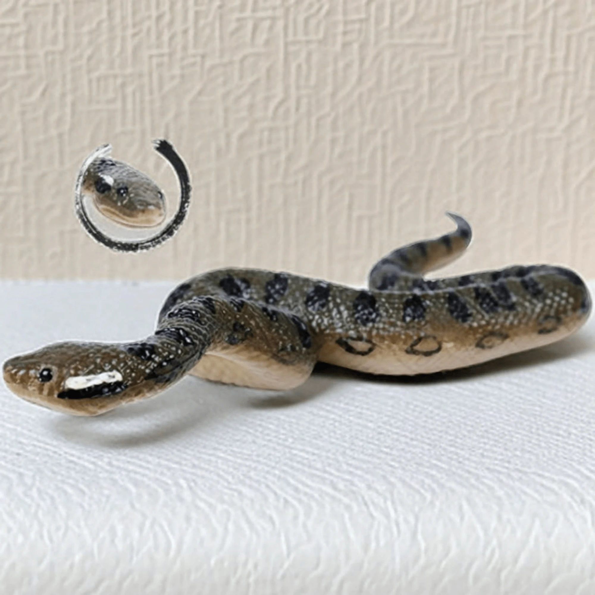 Realistic Miniature Rattlesnake Figure For Display | SHEIN