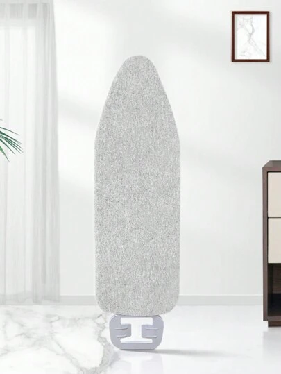 1 件亚麻风格纯色熨衣板套、袋子、收纳袋、储物袋