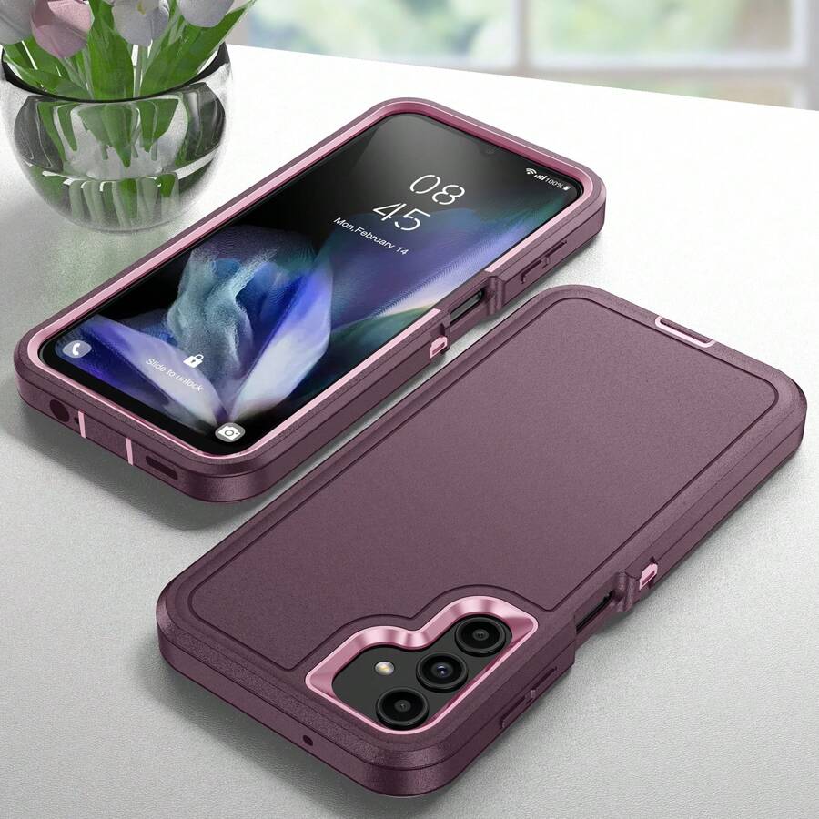 Ốp lưng bảo vệ chống rơi 3 trong 1 TPU+PC+PC cho Galaxy S25 S24 S22 S23 Ultra Plus A53 A13 A14 A54 A15 A16 A06 A26 A36 A56, Apple 13 14 15 16 Pro Max 11 12 Pro Max 6 6s 7 8 Plus SE 2022 X Xs XR Moto G Stylus Power Play 2022 2023 2024 Chống nước Chống sốc Chống trầy xước