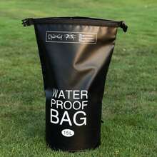 1pc Waterproof Dry Bag, Ultralight Dry Sacks Stuff Sacks Airtight Ripstop Camping Dry Sack Portable Dry Pack For Backpacking Kayaking Hiking Swimming Fishing Rafting Boating Universal Pool Step Weight 2L/5L/10L/15/20L/30L - Black - View 2