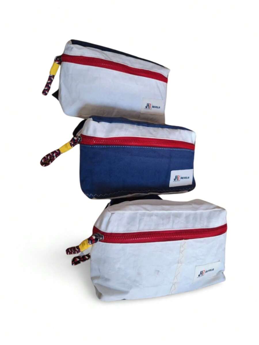 Pochete Veleiro JAB Revela reciclada ShoulderBag Transversal - Branco - Visão 1