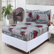 Sheet Sets With Pillowcases - 淺灰色 - 查看 3