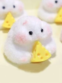 隨機可愛的毛絨仓鼠壓力釋放擠壓玩具 - 彩色 - 查看 2