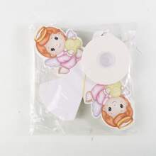 50PCS Baby Shower Baptism Favor Christening Gifts Box For Girl  First  Decor - Pink - View 7