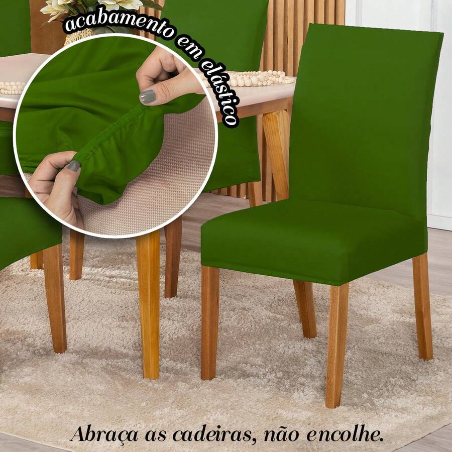 Chair Covers - Olive Green - View 1