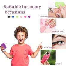 TOEDO 睫毛扇狀風筒，可充電手持式迷你扇風機睫毛筒，內置海綿，是睫毛延伸應用的完美工具 - 彩色 - 查看 8