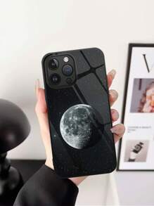 1 个宇宙星空和月亮玻璃外壳适用于 Apple iPhone 16/16 Pro/16 Plus/16 Pro Max 和 A54/A55/A53/S24/S24 FE/S24 Plus/S24 Ultra - 彩色 - 查看 4