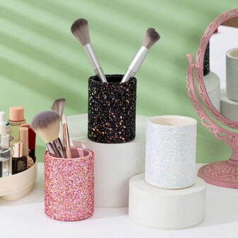 Makeup Brush Bucket Sequin Makeup Bag Cosmetic Bag 1 Pc Large Capacity Makeup Bags Pencil Case Makeup Brushes Storage Bag Travel Toiletry Bag Organizer Pink Black Leopard Bag, Bags, Makeup Bag, Vanity, Travel, Make Up Bag, Storage, Makeup Organizer, Makeup Bags, Toiletry Bag, Desk Organiser, Cosmetic Bag, Makeup Pouch, Make Up Organizer, Vanity Accessories, Make Up Pouch, Make Up Bags, Jewellery Box, Pouch, Makeup Brush Holder, Brush Holder, Perfume Organiser, Pouch Bag,Gifts For Women,Christmas Gifts,Gift Ideas For Women