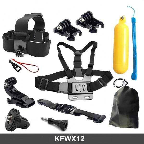 Accessoires Kit Voor Gopro Hero 12 11 10 9 Zwart 8 7 6 5 4 Yi 4K SJ4000 EKEN H9 AKASO DBPOWER Band Statief Go Pro 9 Camera