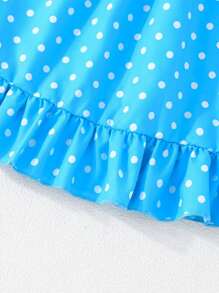 Baby Girl Summer Holiday Style Sunflower Printed Cute Cami Dress, Multicolored 3-Piece Set - Multicolor - View 6