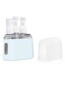 Kit 4 Frascos 50ml Creme Shampoo Viagem Cosméticos Skincare
