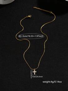 Nooxian Collier Zircone Cubique Décor