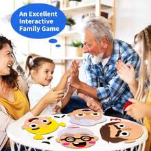 Actividades de aprendizaje socioemocional para niños - 6 juegos de mesa de sentimientos familiares, materiales didácticos de juguetes sensoriales, juguetes educativos de habla para niños pequeños de 1 2 3+ años, escolares, estudiantes, artículos de oficina, útiles escolares