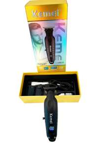Kemei Kemei Brand  Metal Body New Hair Clipper Professional Electric 0mm Zero Gapped Carving Clipper For Men Cordless Rechargeable Metal  Powerful Hair Trimmer WIth LCD Display Cutting Machine Good Quality KM-2293