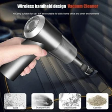 Aspirador Portatil  Vacuum Mano Con Acessorios Para Coches Alfombras Espacios Reducidos LEODY
