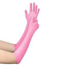 1 Pair Spring Summer Unisex Multicolor Nylon Spandex Gloves, Suitable For Driving, Sun Protection, Jewelry & Square Dance