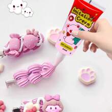 Polymer Clay & Resin Diy Accessories Set For Hairpins, Hairclips, Etc, Gift For Others - Multicolor - View 6