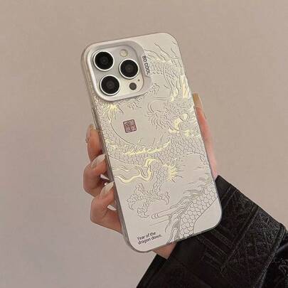 Funda de teléfono compatible con iPhone 15 Pro Max, iPhone 13, 15, 14, 12 Año del dragón, 11, 8 Plus, XS Max. Protección resistente a golpes con cobertura total compatible con iPhone 15 Pro, XR. Unisex SE3, resistente a la suciedad, con estilo