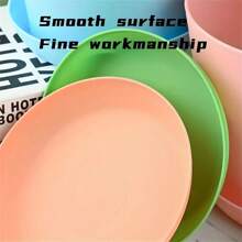 8 peças de vasos de flores de fundo aberto de plástico de resina multicolorida, adequados para varanda, estação da lua, plantas verdes, plantas suculentas