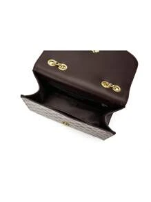 CORALDAISY Retro Flap Shoulder Bag, Suitable For Daily Outfit - Multicolor - View 3