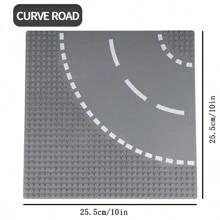 Bloques de construcción de partículas pequeñas, escena de arquitectura de ciudad, base de bloques de construcción de intersección de carretera en forma de T, juguete de construcción, regalo, escena de juguete