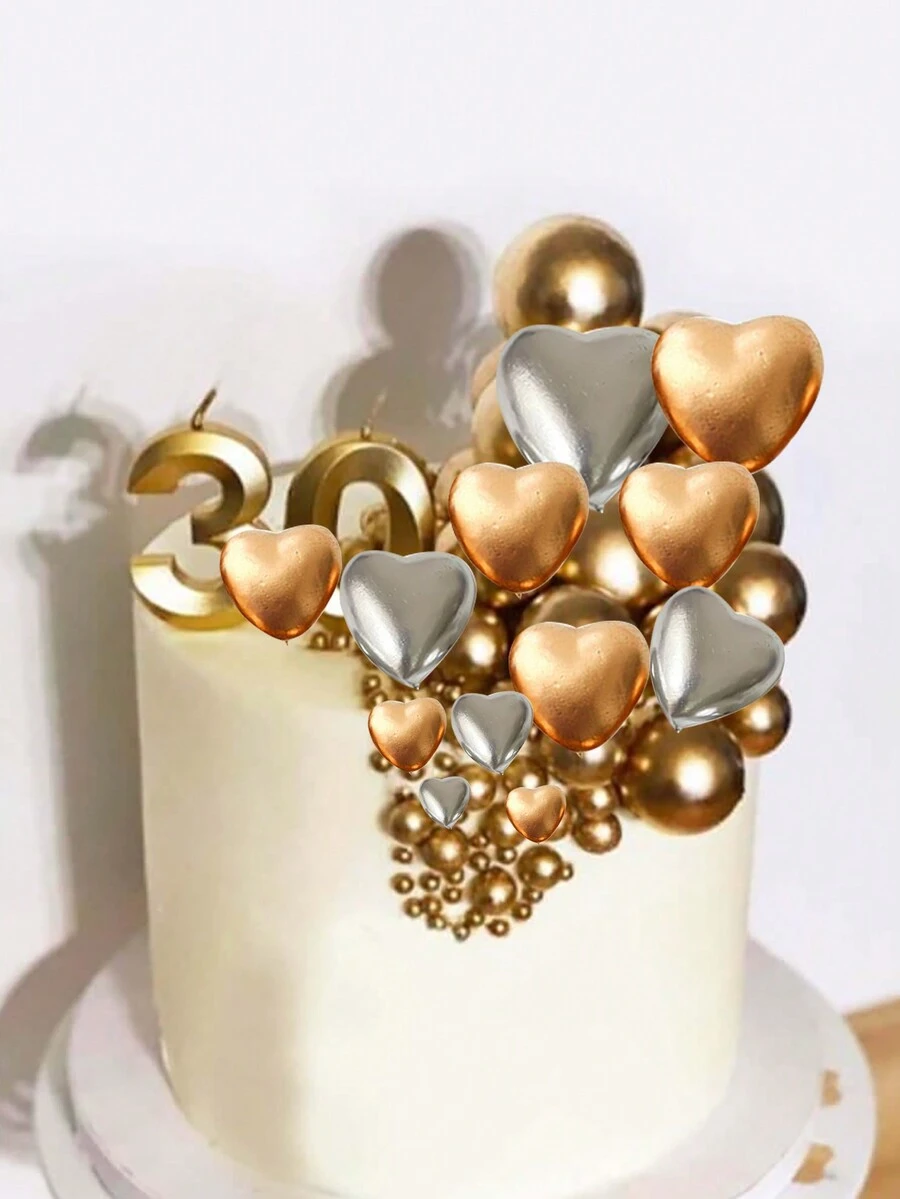 20 piezas Decoración de pastel de cumpleaños con distintos colores, Decoración para fiestas de pasteles - Multicolor - Ver 1