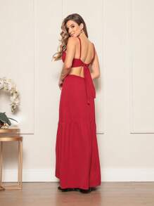 Women Dresses - 紅色 - 查看 4