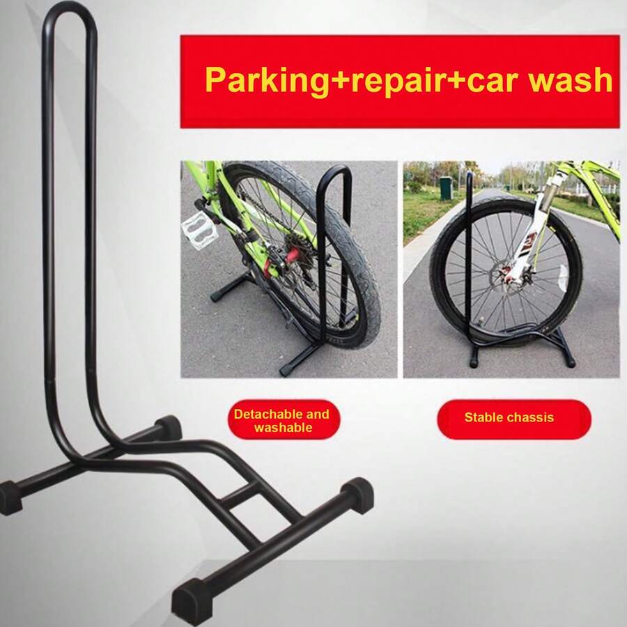 Bike Stand Floor High Strength Metal Bicycle Floor Parking Rack L