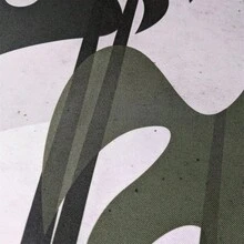 波希米亞葉子掛毯-狹窄垂直掛在臥室、浴室、客廳的牆上裝飾藝術-52"X13" - 米色 - 查看 4
