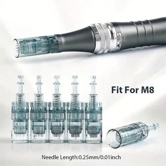 10支/5支装 Ultima M8 微针替换针头 16针/36针/42针/圆形纳米针/24针/3D纳米针/5D纳米针 MTS 微针替换针头 纳米针