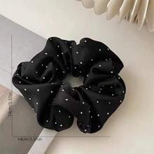 3pcs Rhinestone Decor Organza Women Hair Ties Satin Ponytail Holder Simple Elegant Fashionable,Dopamine Scrunchies Scrunchy Hair Ties, Casual