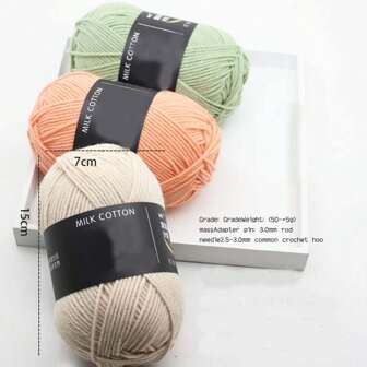 XIANG YU 1 包 48 克自编围巾粗线球，适用于 DIY 钩针毯子编织材料夏季、学校