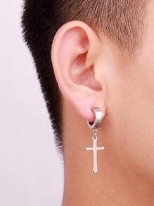 Men's Earrings - Bạc - Xem 1