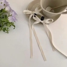 8 件/套女孩蝴蝶结弹性发带，半甜美公主发饰，丝带发带，编织头带配饰 - 彩色 - 查看 8