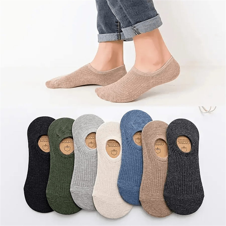 1 paire Chaussettes respirantes sans tige pour hommes et femmes pour sports et extérieur - confortables et douces pour le printemps et l'été