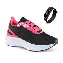 Men Sneakers - 玫紅色 - 查看 3