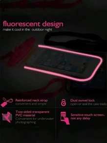 5个/1个防水手机壳，休闲防水手机袋，PVC材质，适合度假、海滩、运动、上学等场合（随机纸板），户外运动、夏季旅行、度假、游泳池等运动，适合健身、锻炼，男女通用，旅行必备，耐用防水泳包，沙滩包，适合游泳等场合