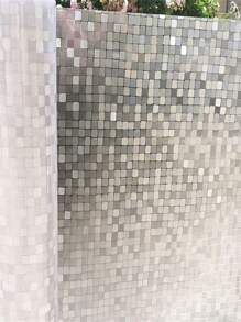 Static Cling Non-Adhesive Window Privacy Film Heat Control UV Blocking Frosted Stained Glass Stickers No Glue Reusable Window Vinyl Coverings