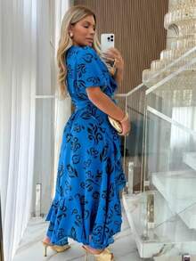 Women Dresses - 藍色 - 查看 2