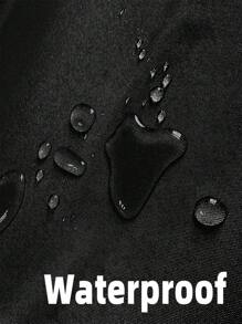 BONZER Outdoor Curtains For Patio Waterproof Weatherproof, UV And Fade Resistant Outside Curtains For Gazebo, Front Porch, Pergola, Sun Blocking Privacy Curtain, 54 X 84 Inch, 1 Panel, Black - Beige - View 5