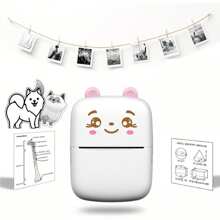 A8c Mini Impresora De Bolsillo, Impresora Térmica De Bolsillo Inteligente Sin Tinta, Impresora De Etiquetas Portátil, Adecuada Para Diario / Álbum De Recortes Diy / Viajes / Nota / Lista De Control / Etiqueta / Memo, Impresora De Recibos Para Niños Compatible Con Ios Y Android - Polvo para mini impresora A8C - Ver 1