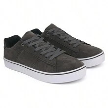 Men Sneakers - Xám và Nâu - Xem 4