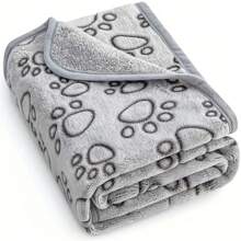 Stuffed Premium Soft Dog Blanket, Puppy Essentials Dog Products Cat Calming Blankets Throw For Small Medium Dogs - Grey - View 10
