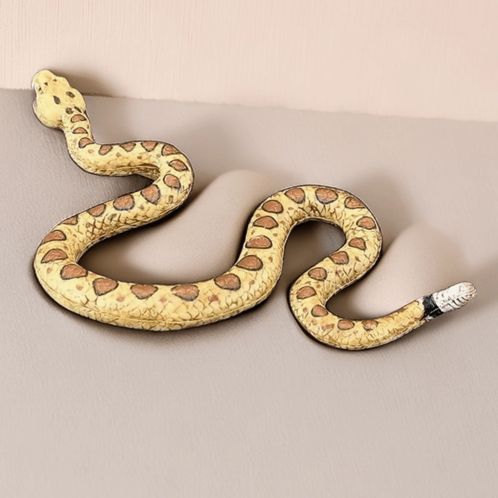 Realistic Miniature Rattlesnake Figure For Display | SHEIN