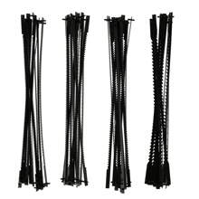 48pcs Scroll Saw Blade Set,5 Inch Pin End Scroll Saw Blades SK5 Carbon Steel Coping Saw Blade Jig Saw Blades Woodworking Tool For Wood Metal Plastic Cutting - Black - View 1