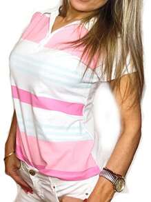 Playera Tipo Polo para mujer. Diseño a elegir - Blanco - Ver 1