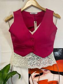 Women Coats - Đỏ - Xem 1